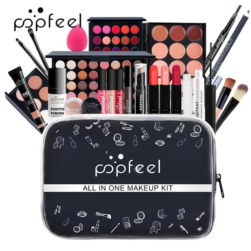 Kit de Maquiagem POPFEEL All In One para Mulheres - Kit Completo